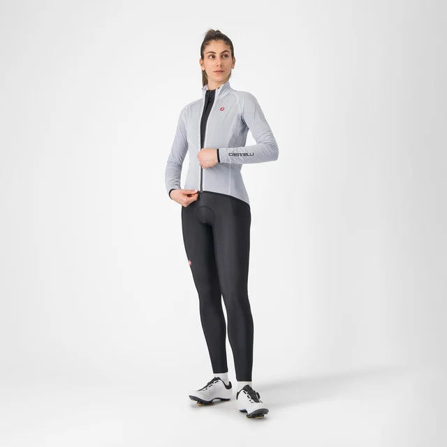 Castelli Squall Shell Dame Sykkeljakke Silver Gray/Black, Str. S 