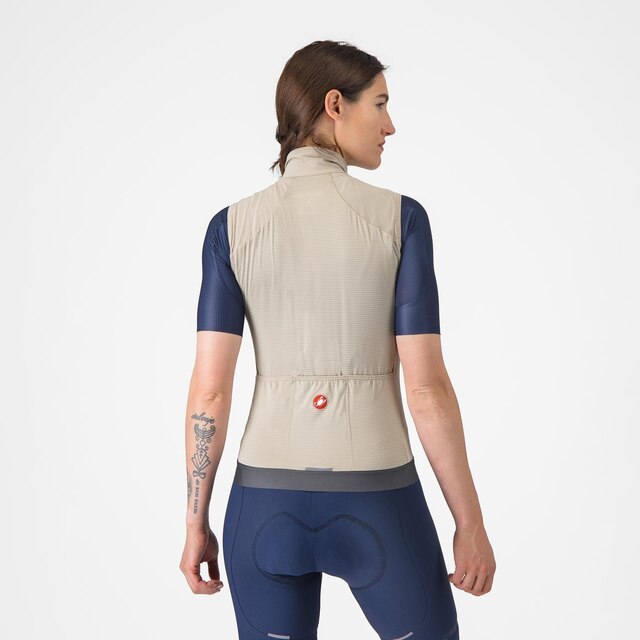 Castelli Espresso Dame Vest Clay, Str. XS 