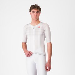 Castelli Aero Race 8S Kort Sykkeltrøye White, Str. XL