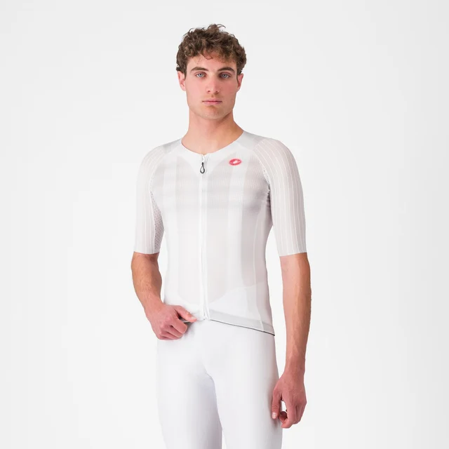 Castelli Aero Race 8S Kort Cykeltröja White, Str. L 