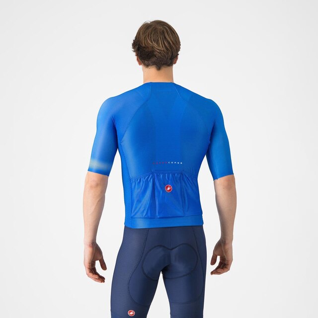 Castelli Climber's A/C Kort Sykkeltrøye Azzurro Italia, Str. L 