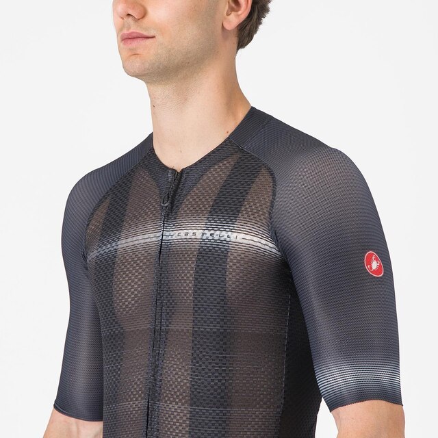 Castelli Climber's A/C Kort Sykkeltrøye Black/Dark Gray, Str. XL 