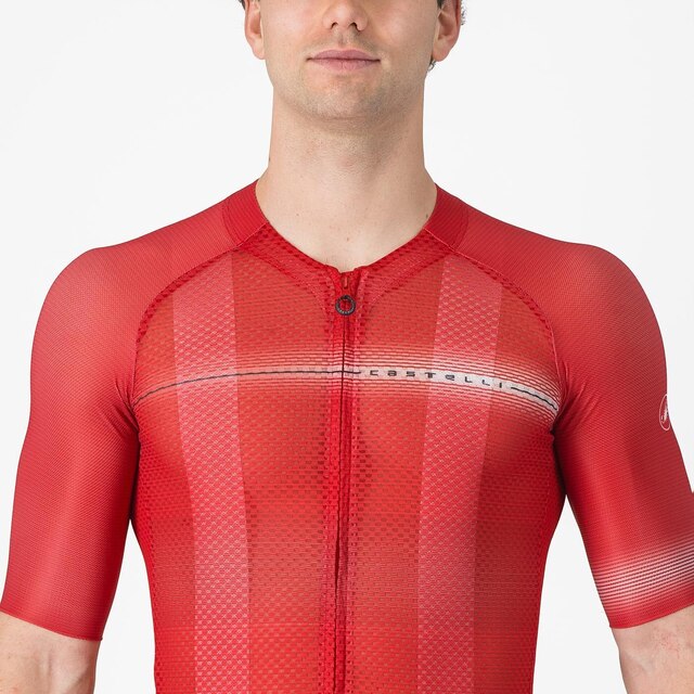 Castelli Climber's A/C Kort Cykeltröja Red/Black, Str. M 