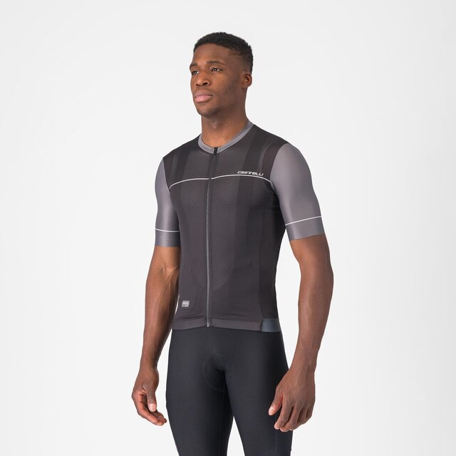 Castelli Unlimited Endurance Sykkeltrøye Light Black, Str. XXL 