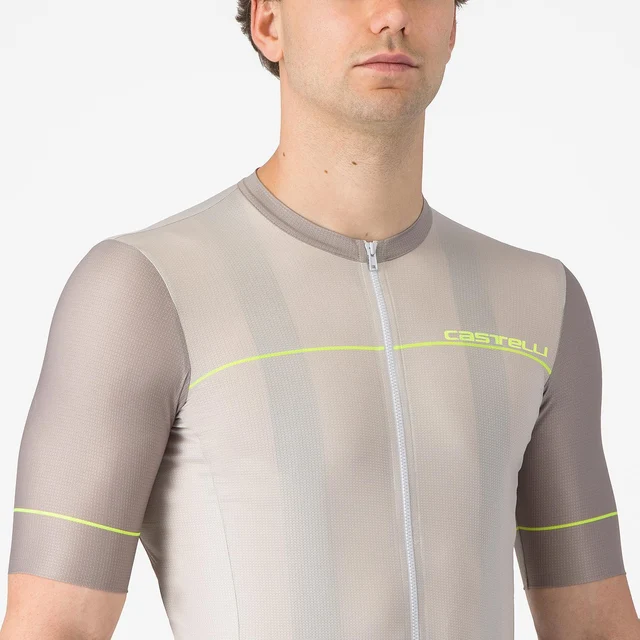 Castelli Unlimited Endurance Sykkeltrøye Silver Moon, Str. L 