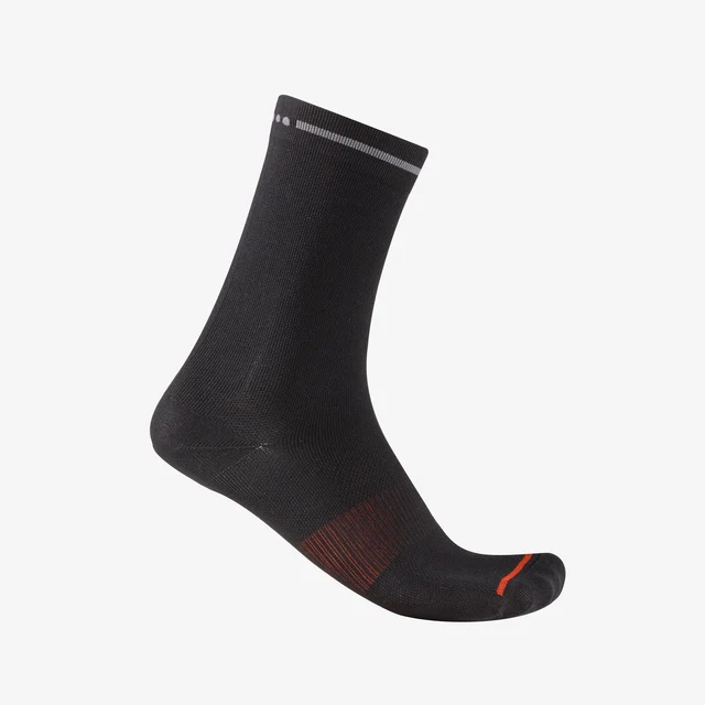 Castelli Premio Evo 18 Sokker Black, Str. L/XL 