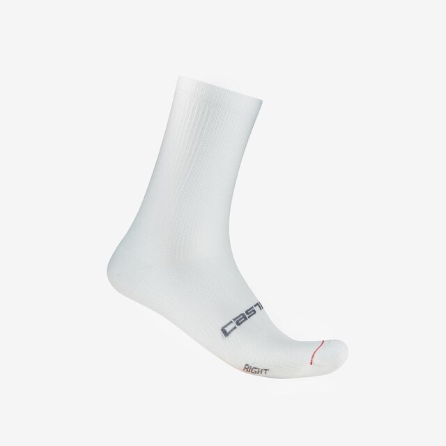 Castelli Espresso 18 Strumpor White, Str. L/XL 