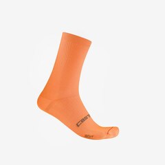 Castelli Espresso 18 Sokker Vivid Orange, Str. XXL