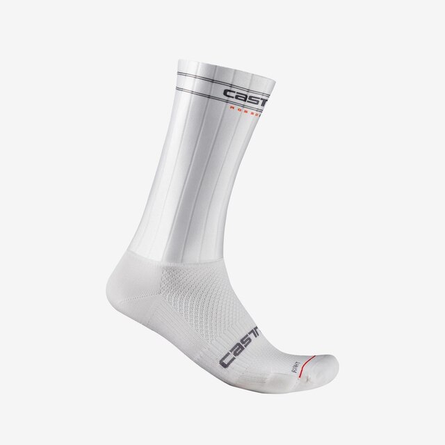 Castelli Fast Feet 3 Sokker White, Str. XXL 