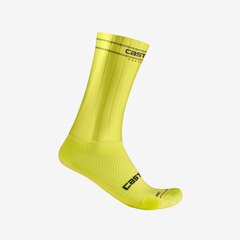 Castelli Fast Feet 3 Sokker Electric Lime, Str. L/XL