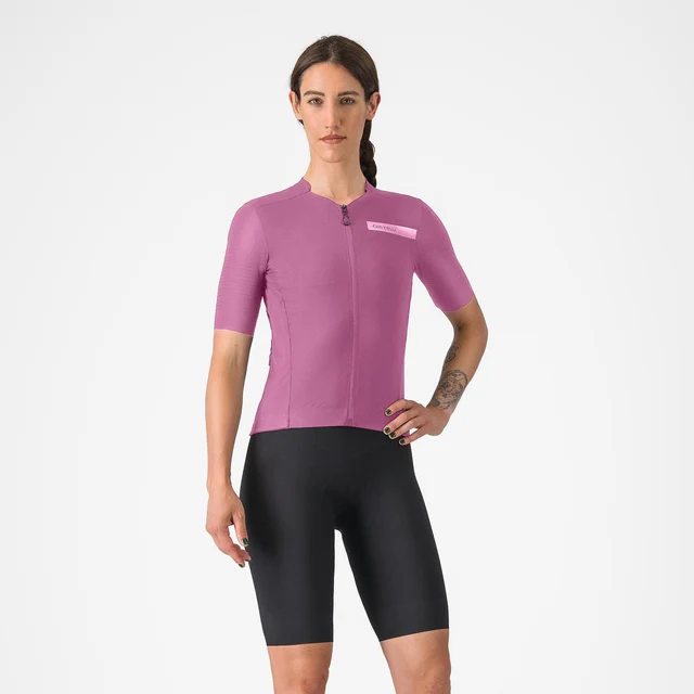 Castelli Premio Evo Kort W Cykeltröja Deep Purple, Str. M 