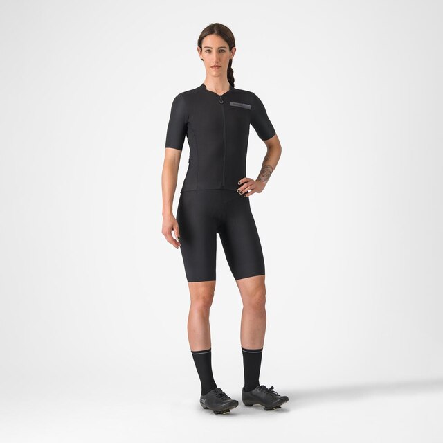 Castelli Premio Evo Kort W Sykkeltrøye Black, Str. XS 