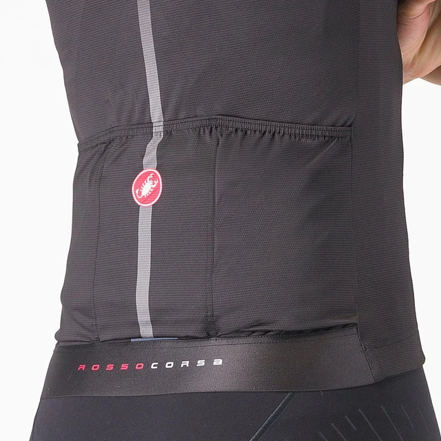 Castelli Aero PRO 8S Kort W Sykkeltrøye Black, Str. M 