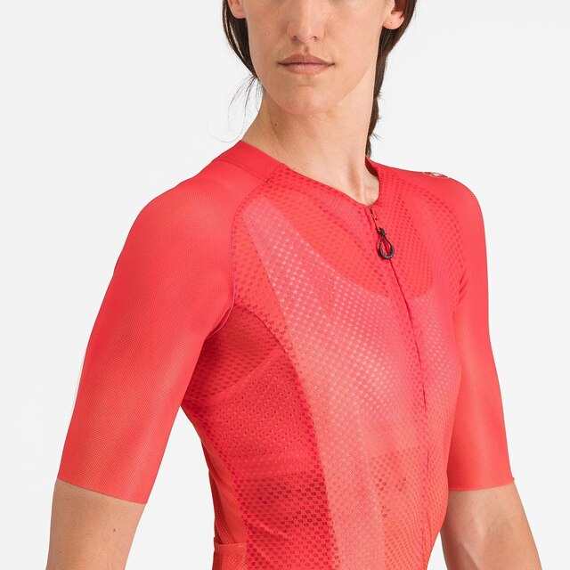 Castelli Climber's A/C Dame Sykkeltrøye Hibiscus, Str. XS 