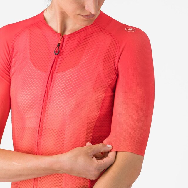 Castelli Climber's A/C Dame Sykkeltrøye Hibiscus, Str. XS 