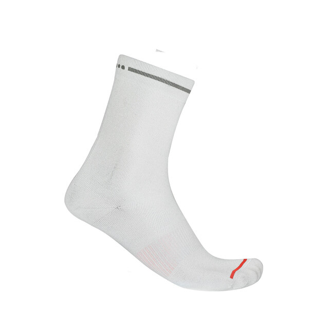 Castelli Premio Evo 12 Dame Sokker White, Str. S/M 