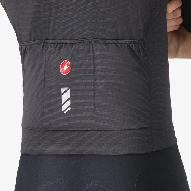 Castelli Unlimited Entrata 3 Sykkeltrøye Light Black, Str. L 