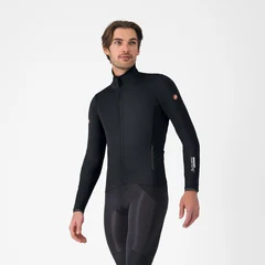 Castelli Alpha 150 Cykeljacka Light Black/Black, Str. S