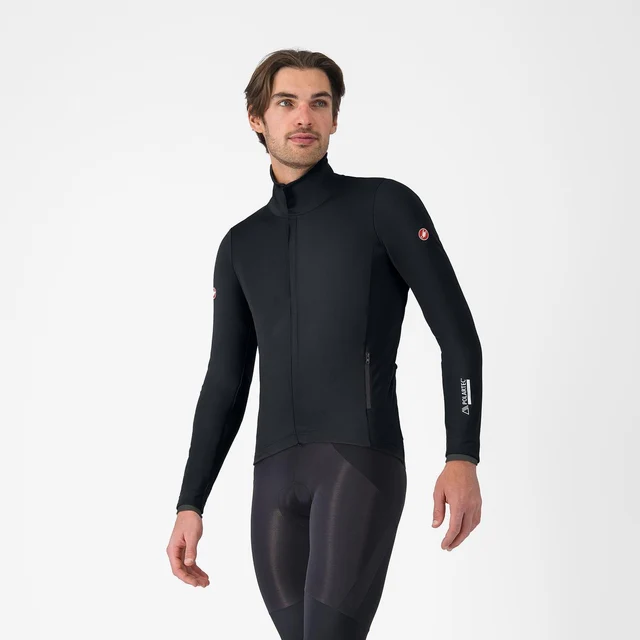 Castelli Alpha 150 Cykeljacka Light Black/Black, Str. S 