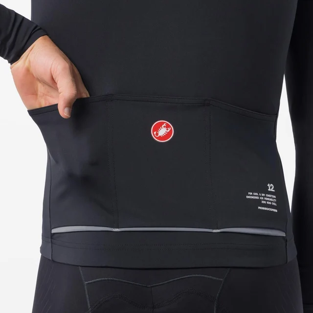 Castelli DO.DI.CI. Sykkeljakke Light Black, Str. XXL 
