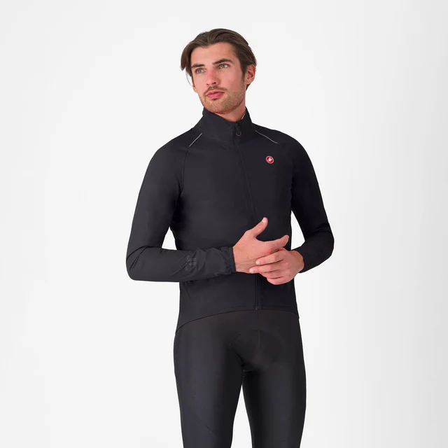 Castelli Emergency 3 Rain Cykeljacka Light Black, Str. L 