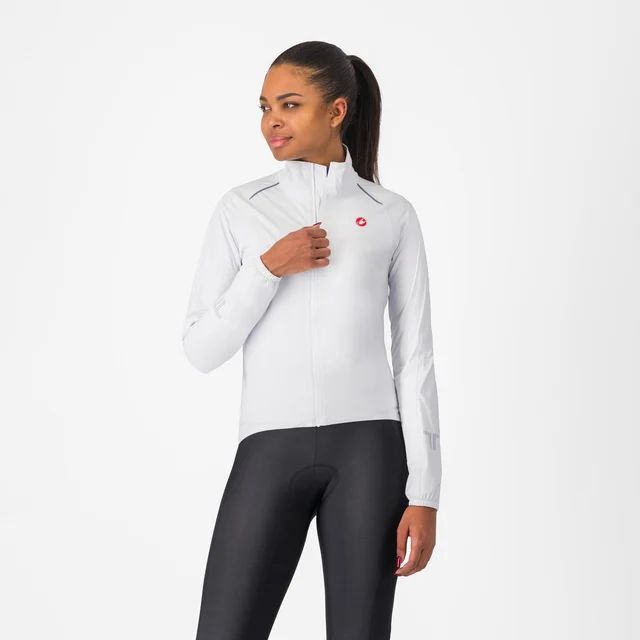Castelli Emergency 3 Rain Dame Jakke White, Str. S 