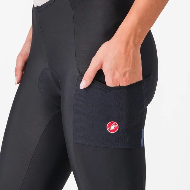 Castelli Unlimited DT Dame Sykkelbukse Black, Str. S 