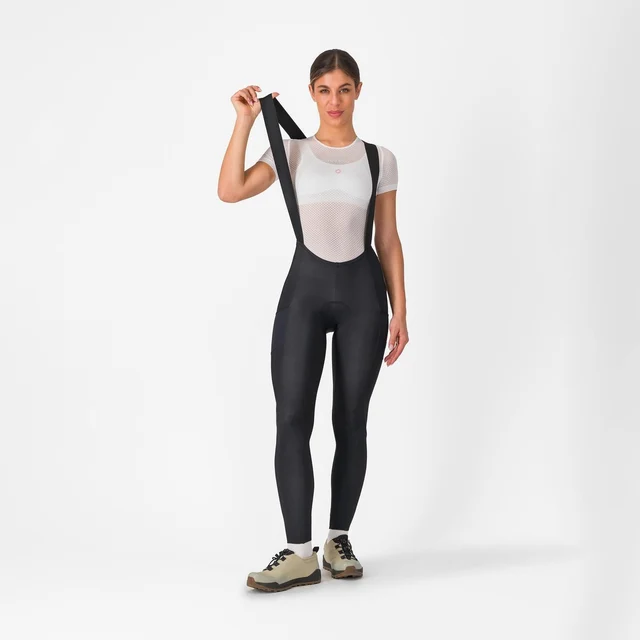 Castelli Unlimited DT Dame Sykkelbukse Black, Str. S 