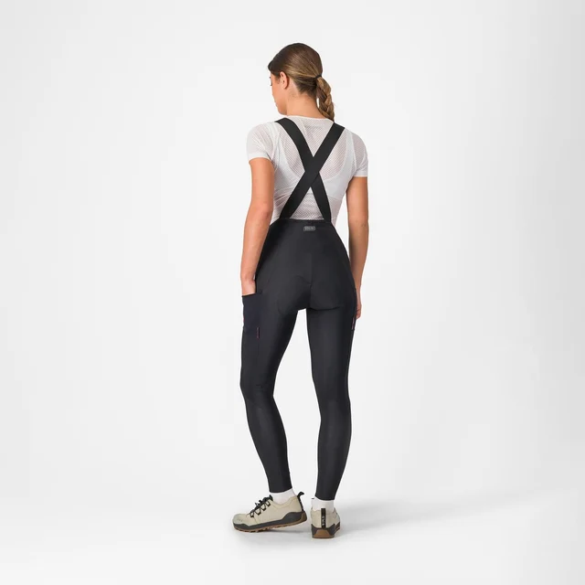 Castelli Unlimited DT Dame Sykkelbukse Black, Str. S 