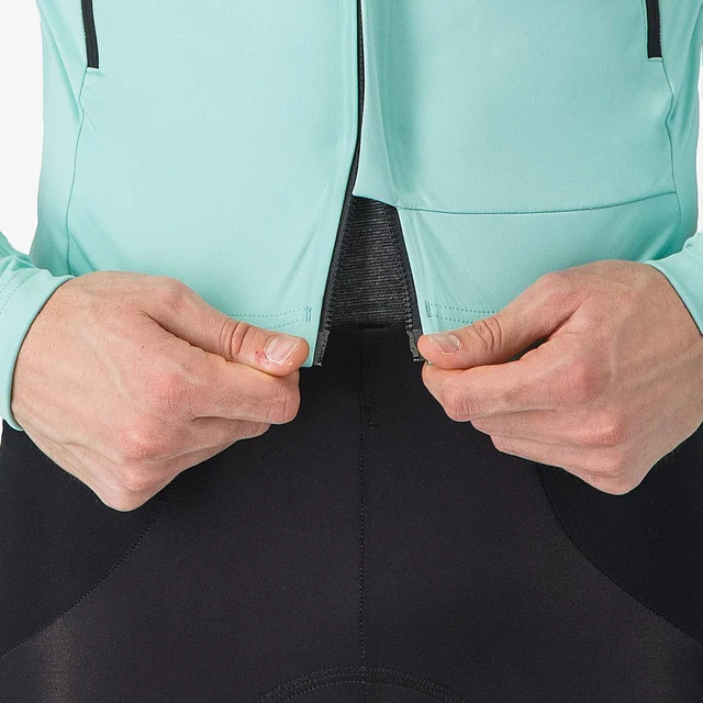Castelli Perfetto RoS 3 Cykeljacka Pool Blue/Black Reflex, Str. L 