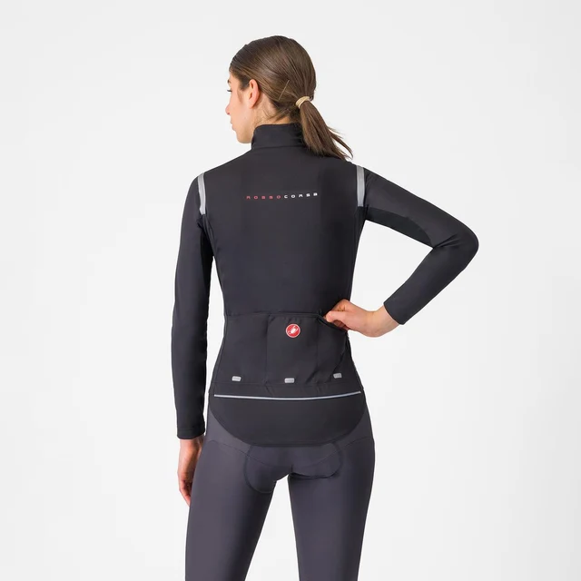 Castelli Perfetto RoS 3 Dam Cykeljacka Light Black, Str. M 