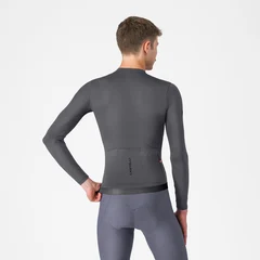 Castelli Espresso 2 LS Cykeltröja Smoky Gray, Str. S