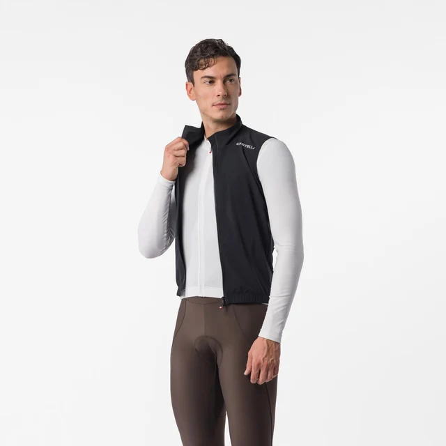 Castelli Espresso 2 Vest Black/White, Str. XXL 