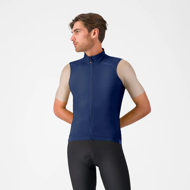 Castelli Espresso 2 Vest Belgian Blue, Str. S 