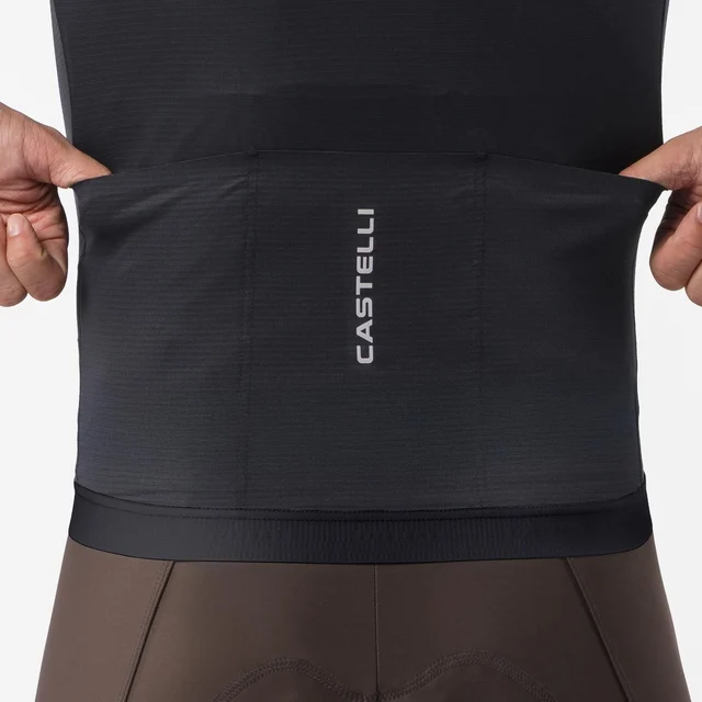 Castelli Espresso 2 Vest Black/White, Str. XXL 