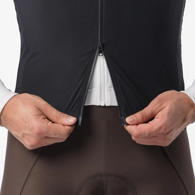 Castelli Espresso 2 Vest Black/White, Str. XXL 
