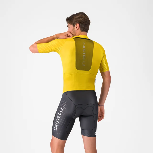 Castelli Unlimited Speed Suit Mango Mojito/Black/Ivory, Str. M 