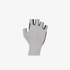 Castelli Rosso Corsa Pro Hansker Silver Gray, Str. XL