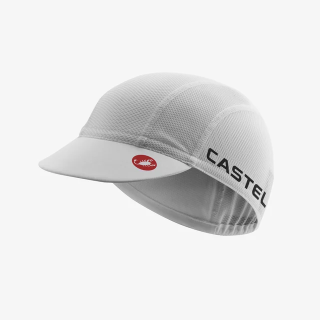 Castelli A/C 3 Sykkelcaps White, Str. UNI 