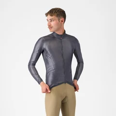 Castelli Aria Shell 2 Sykkeljakke Dark Gray, Str. M