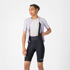 Castelli Espresso 2 DT Dam Bib Shorts Clay, Str. S