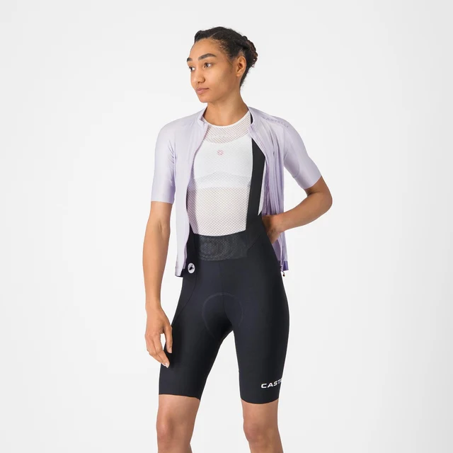Castelli Espresso 2 DT Dam Bib Shorts Clay, Str. S 