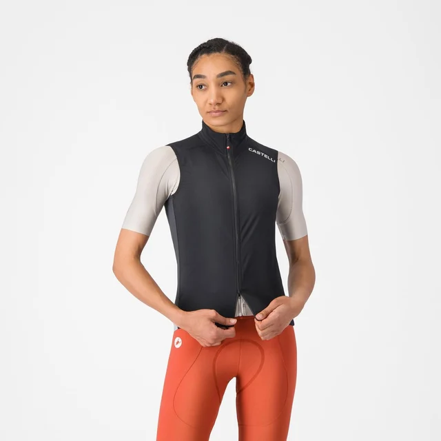 Castelli Espresso 2 W Vest Black/White, Str. L 