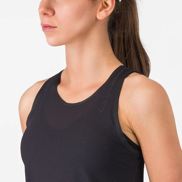 Castelli Comfort Travel Mesh Top Black, Str. S 