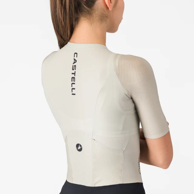 Castelli Movement Tri Suit Silver Moon/Black, Str. S 