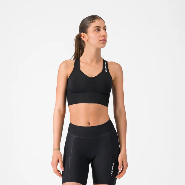 Castelli Comfort Travel Crop Top Black, Str. L/XL 