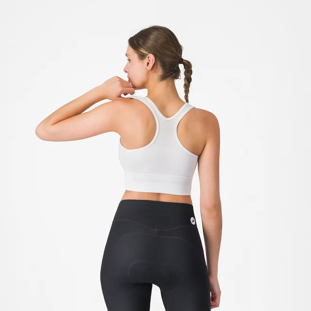 Castelli Comfort Travel Crop Top White, Str, S/M 