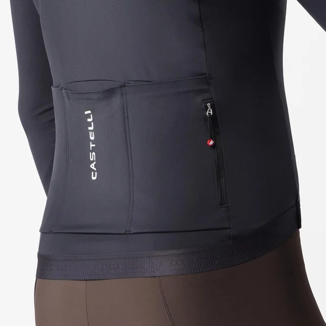 Castelli Espresso Thermal 2 Sykkeltrøye Black/White, Str. S 
