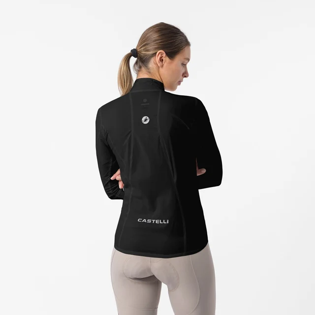 Castelli Transition Air Dame Sykkeljakke Black, Str. S 