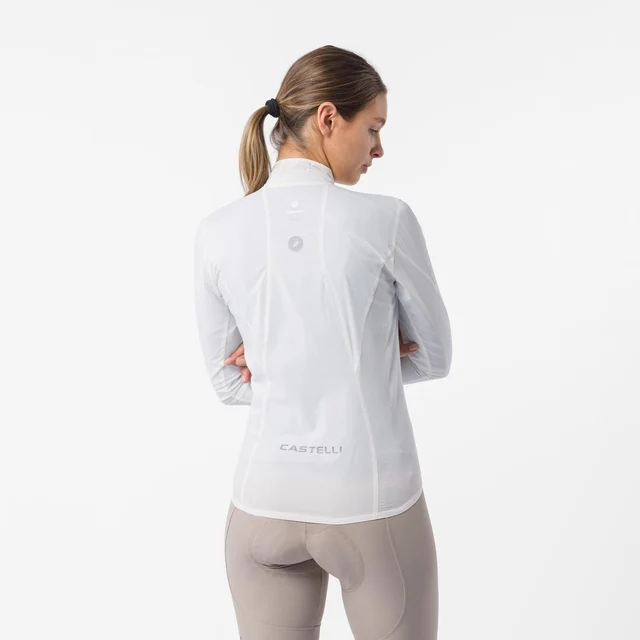 Castelli Transition Air Dame Sykkeljakke Ivory, Str. S 